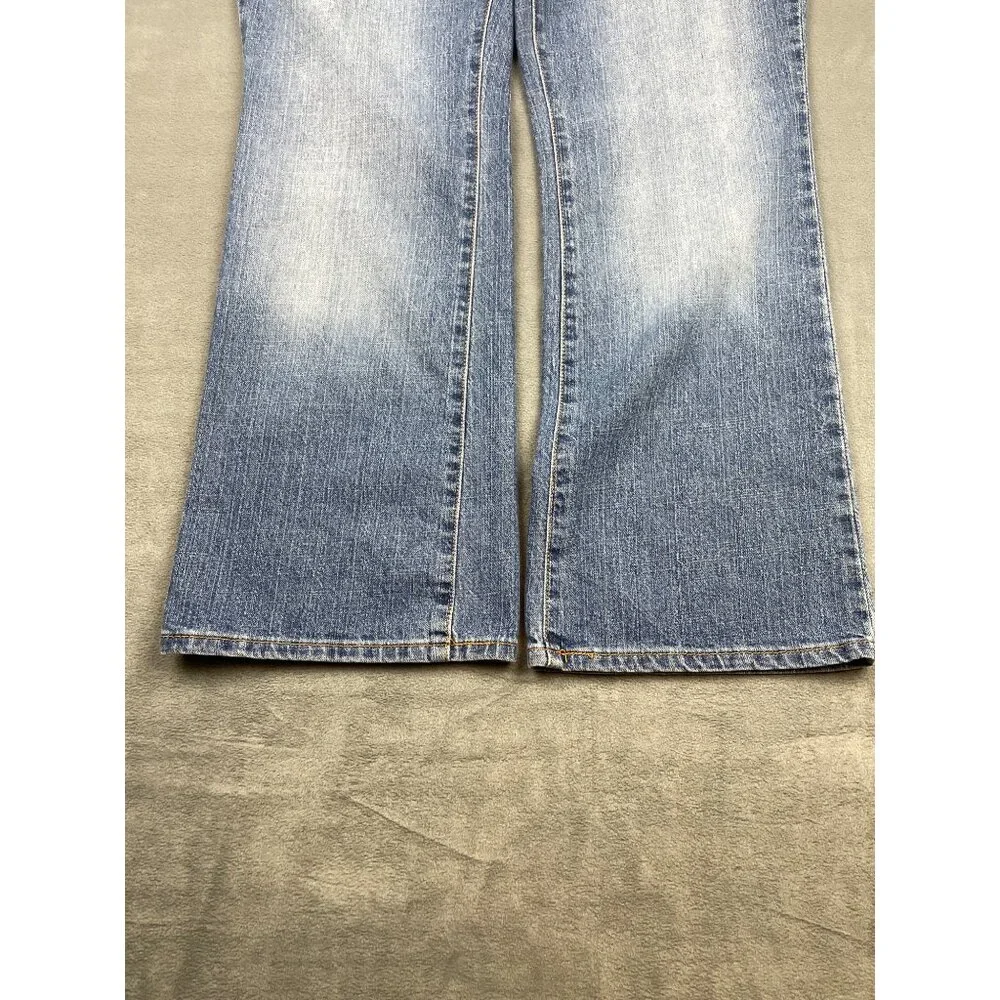 Levi's 515 Boot Cut Jeans Womens 16S Mid Rise Light Wash Y2K